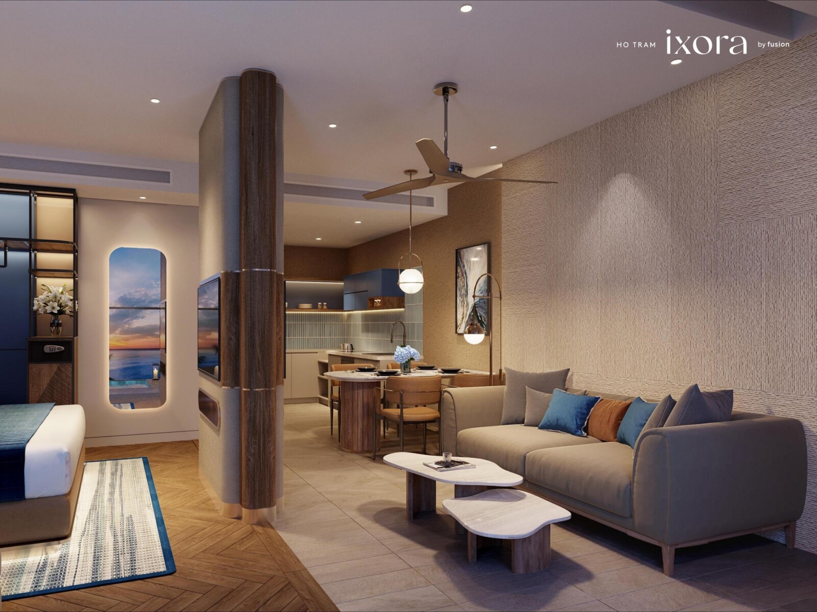 Nội thất Condotel Ixora Hồ Tràm