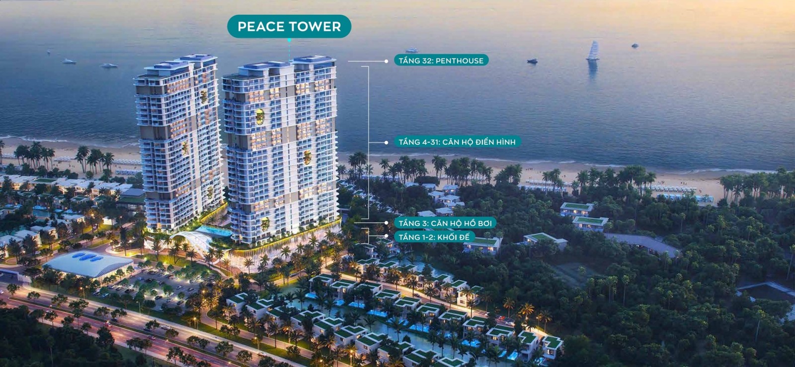 Mặt bằng Maia Resort Hồ Tràm