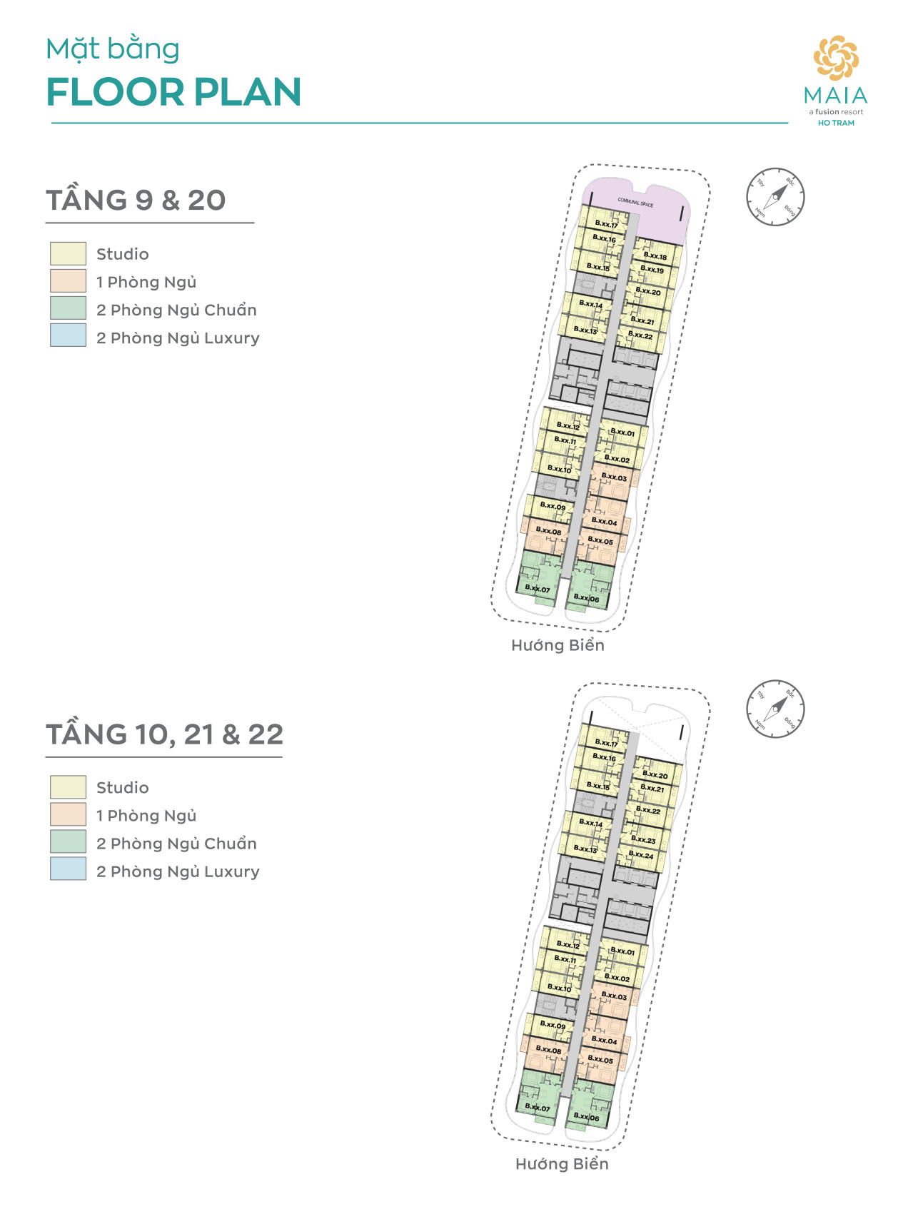 Tầng 9, 10, 20, 21, 22s